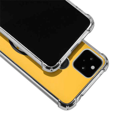 NHL Boston Bruins Solid Background Google Pixel 5a 5G Clear Case